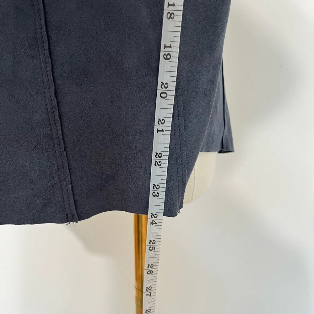 Lori Goldstein Lagenlook Dark Grey Drape Vest Size Small - Picture 5 of 8